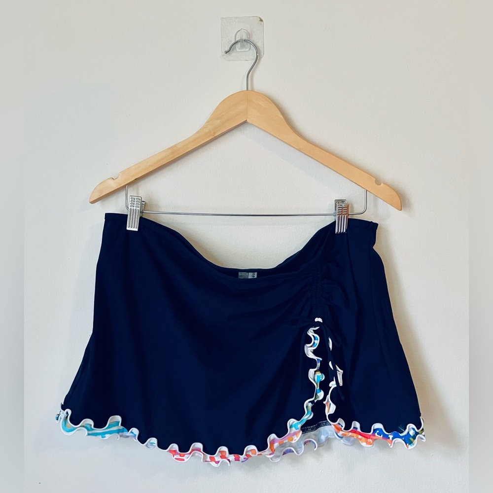 New Profile By Gottex Ruffled Swim Bottoms Size 16